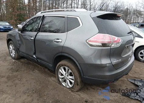 2015 Nissan Rogue Sv из США, поврежденный, VIN 5N1AT2MV9FC853500